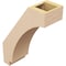 Ekena Millwork 5-inch W x 12-inch D x 16-inch H Imperial Rough Cedar Woodgrain TimberThane Knee Brace, Primed BRCUR05X12X16IMPRCPR - alternate 5
